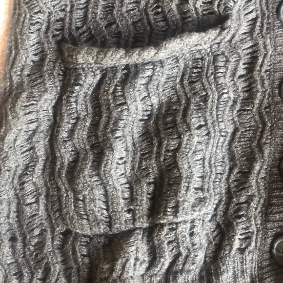 Inhabit Brand Yak and Wool Oversized Grandpa Style Cardigan with pockets - Picture 10 of 11